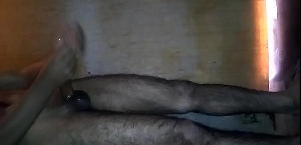  stroking my juicy bog cock with cumshot